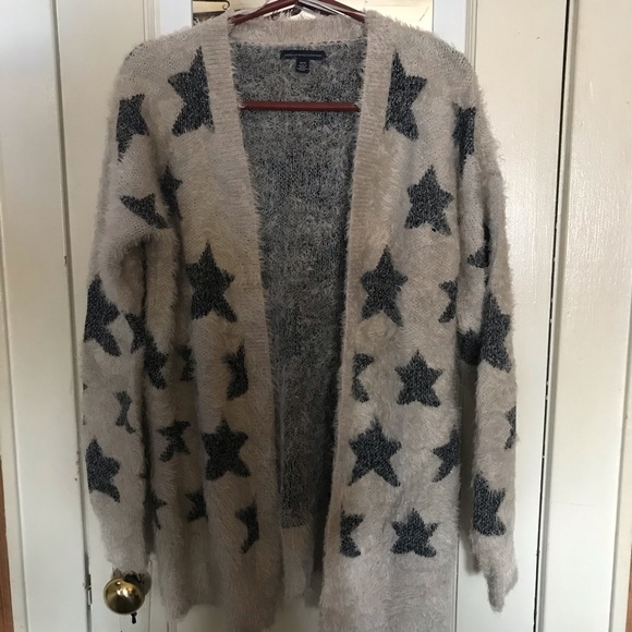 American Eagle Outfitters Sweaters - AEO Fuzzy open front cardigan sweater.